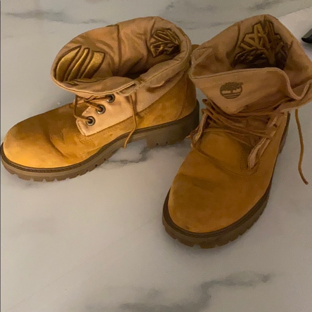 Timberland boot roll top